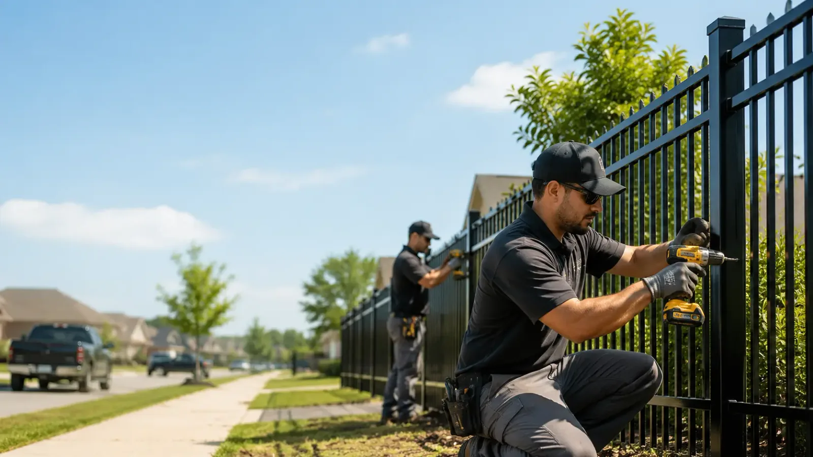Metal Fence Installation in Orange Grove, TX